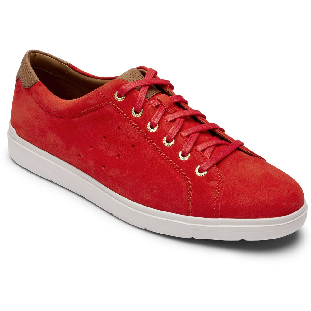 Zapatillas Rockport Hombre Mexico - Total Motion Lite Ltd Lace-To-Toes Rojos - SFJPU6852